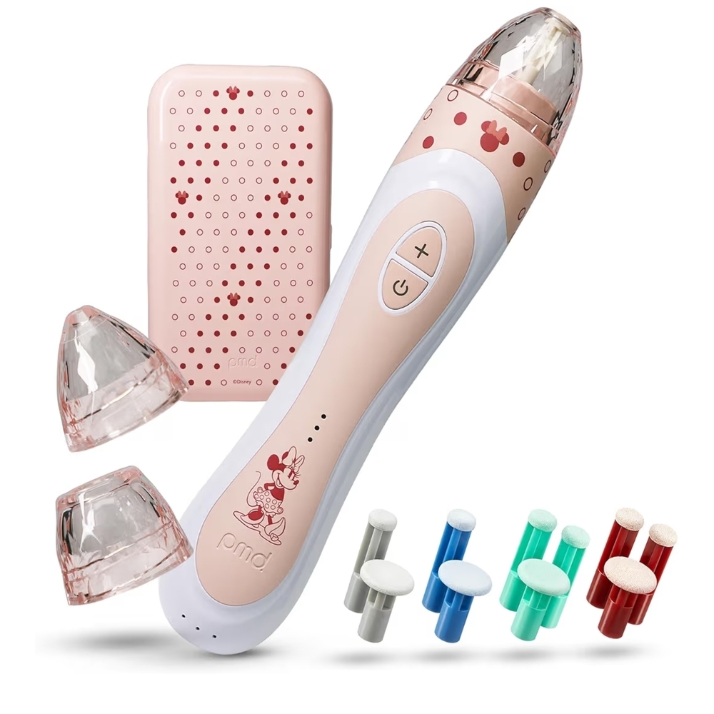 PMD Pink and White Skincare Tool with Accessories